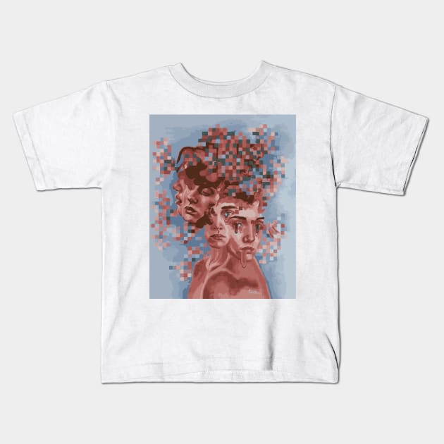 Personalities #2 Kids T-Shirt by Kensia